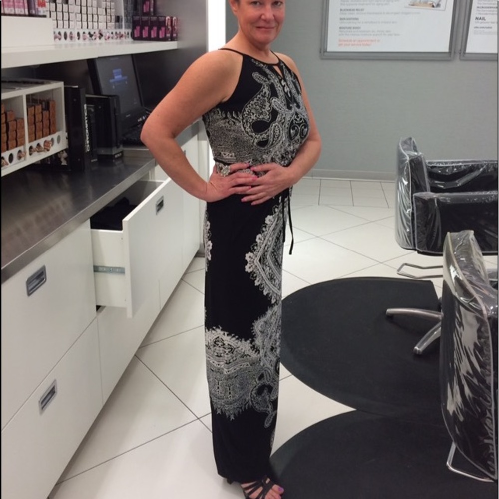 Papillon Razor Back Maxi Dress